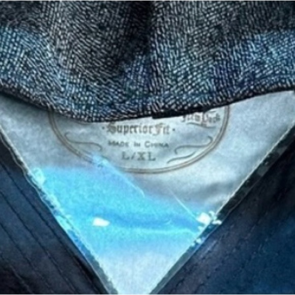 J. Crew | Grey Wool Herringbone Classic Driving Cap Size L/XL - Picture 8 of 8